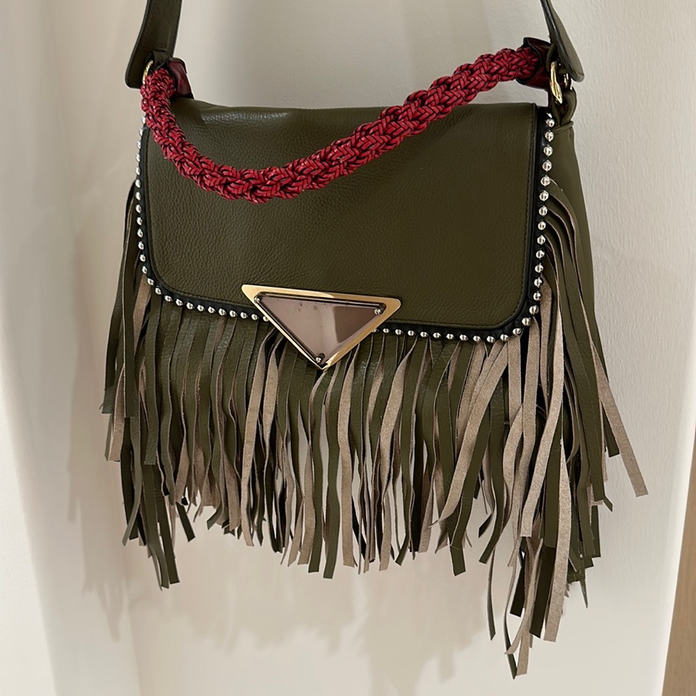 Sara Battaglia handbag with fringe
